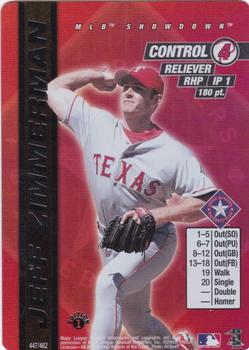 2000 MLB Showdown 1st Edition #447 Jeff Zimmerman Front
