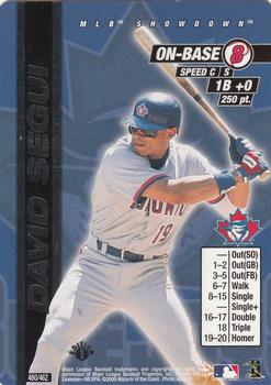 2000 MLB Showdown 1st Edition #460 David Segui Front