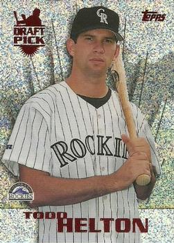 1996 Topps - Power Boosters #13 Todd Helton Front