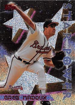 1996 Topps - Power Boosters #3 Greg Maddux Front