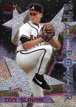 1996 Topps - Power Boosters #8 Tom Glavine Front