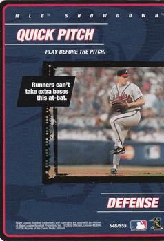 2000 MLB Showdown 1st Edition - Strategy #S46 Quick Pitch Front