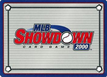 2000 MLB Showdown Pennant Run 1st Edition #134 Vinny Castilla Back
