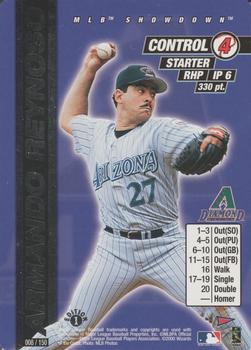 2000 MLB Showdown Pennant Run 1st Edition #008 Armando Reynoso Front