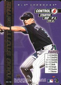 2000 MLB Showdown Pennant Run 1st Edition #010 Todd Stottlemyre Front