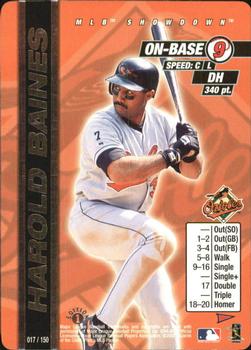 2000 MLB Showdown Pennant Run 1st Edition #017 Harold Baines Front