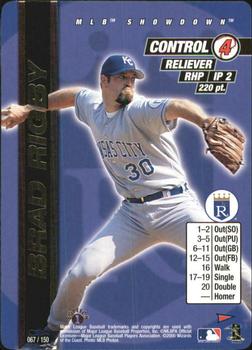 2000 MLB Showdown Pennant Run 1st Edition #067 Brad Rigby Front