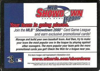 2000 MLB Showdown Unlimited #NNO Pitching Scorecard Back