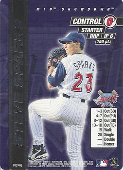 2000 MLB Showdown Unlimited #013 Steve Sparks Front