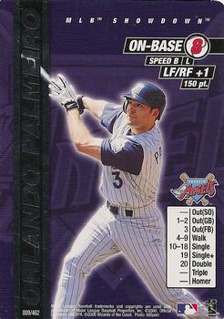 2000 MLB Showdown Unlimited #009 Orlando Palmeiro Front