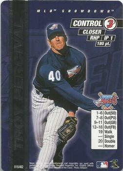 2000 MLB Showdown Unlimited #010 Troy Percival Front