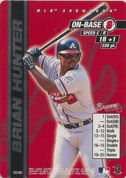 2000 MLB Showdown Unlimited #035 Brian Hunter Front