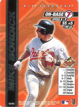 2000 MLB Showdown Unlimited #052 Mike Bordick Front