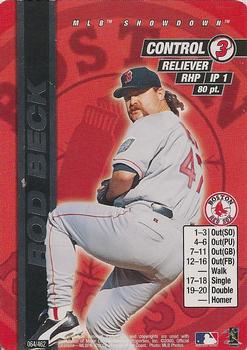 2000 MLB Showdown Unlimited #064 Rod Beck Front