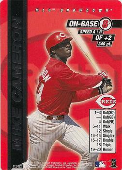 2000 MLB Showdown Unlimited #112 Mike Cameron Front
