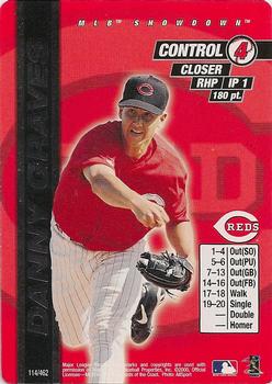 2000 MLB Showdown Unlimited #114 Danny Graves Front