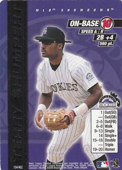2000 MLB Showdown Unlimited #154 Terry Shumpert Front