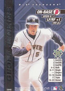 2000 MLB Showdown Unlimited #238 Geoff Jenkins Front