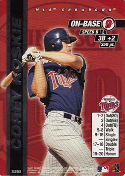 2000 MLB Showdown Unlimited #253 Corey Koskie Front