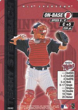 2000 MLB Showdown Unlimited #259 Terry Steinbach Front