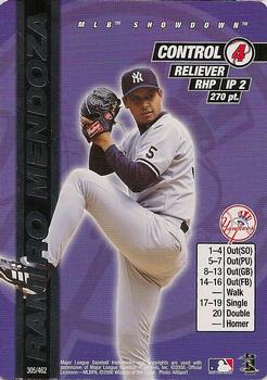 2000 MLB Showdown Unlimited #305 Ramiro Mendoza Front