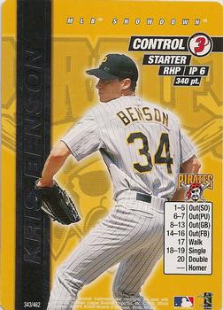 2000 MLB Showdown Unlimited #343 Kris Benson Front