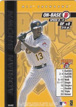 2000 MLB Showdown Unlimited #344 Adrian Brown Front