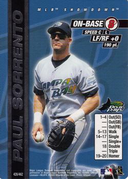 2000 MLB Showdown Unlimited #426 Paul Sorrento Front