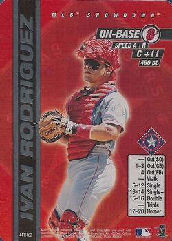 2000 MLB Showdown Unlimited #441 Ivan Rodriguez Front