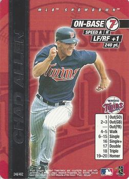 2000 MLB Showdown Unlimited #248 Chad Allen Front