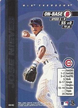 2000 MLB Showdown Unlimited #089 Jose Nieves Front