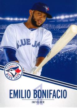 2013 Swing Into Summer Safety Toronto Blue Jays #NNO Emilio Bonifacio Front