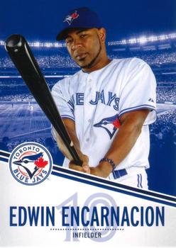 2013 Swing Into Summer Safety Toronto Blue Jays #NNO Edwin Encarnacion Front