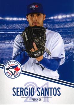 2013 Swing Into Summer Safety Toronto Blue Jays #NNO Sergio Santos Front