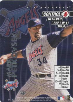 2001 MLB Showdown 1st Edition #010 Mark Petkovsek Front