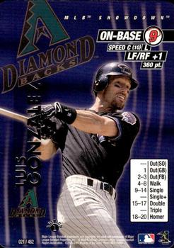 2001 MLB Showdown 1st Edition #021 Luis Gonzalez Front