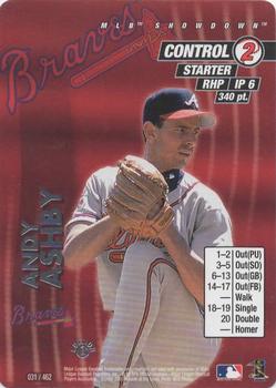 2001 MLB Showdown 1st Edition #031 Andy Ashby Front