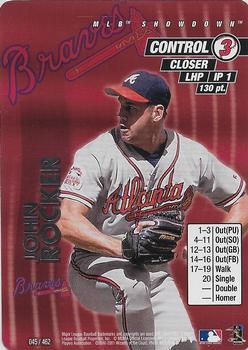 2001 MLB Showdown 1st Edition #045 John Rocker Front