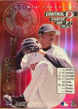 2001 MLB Showdown 1st Edition #072 Pedro Martinez Front