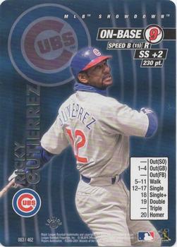 2001 MLB Showdown 1st Edition #083 Ricky Gutierrez Front