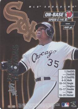 2001 MLB Showdown 1st Edition #107 Frank Thomas Front