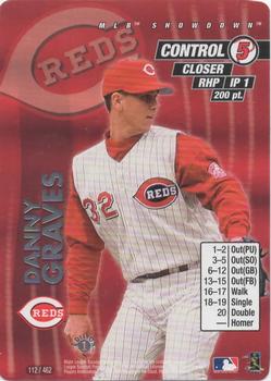 2001 MLB Showdown 1st Edition #112 Danny Graves Front