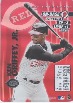 2001 MLB Showdown 1st Edition #113 Ken Griffey, Jr. Front