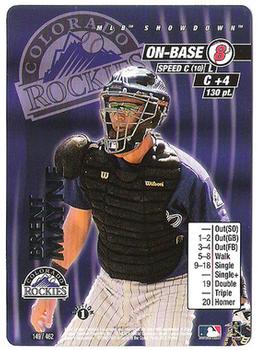 2001 MLB Showdown 1st Edition #149 Brent Mayne Front
