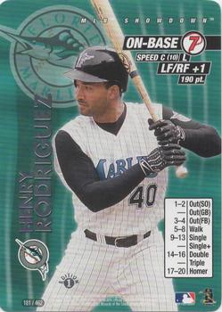 2001 MLB Showdown 1st Edition #181 Henry Rodriguez Front