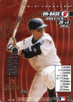 2001 MLB Showdown 1st Edition #188 Craig Biggio Front