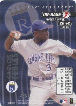 2001 MLB Showdown 1st Edition #204 Carlos Febles Front