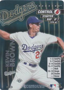 2001 MLB Showdown 1st Edition #217 Kevin Brown Front
