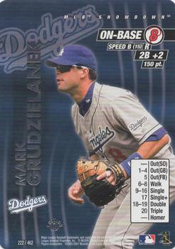 2001 MLB Showdown 1st Edition #222 Mark Grudzielanek Front