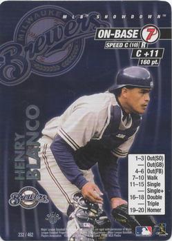 2001 MLB Showdown 1st Edition #232 Henry Blanco Front